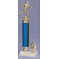 12" Holographic Trophy Columns w/ Top Figure (Blue/Gold)